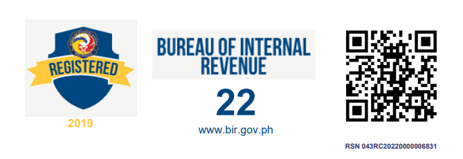 Bureau of Internal Revenue registration seal